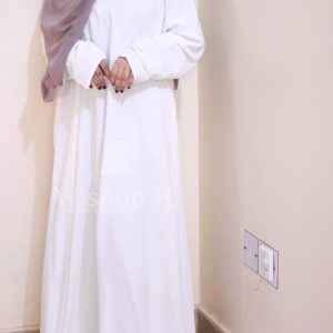 White Inner Abaya