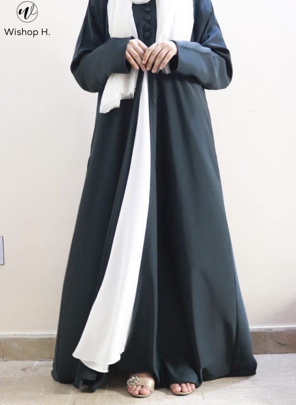 Slit Kimono Abaya - Image 9