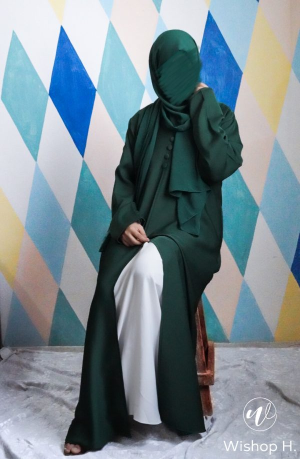 Slit Kimono Abaya - Image 12