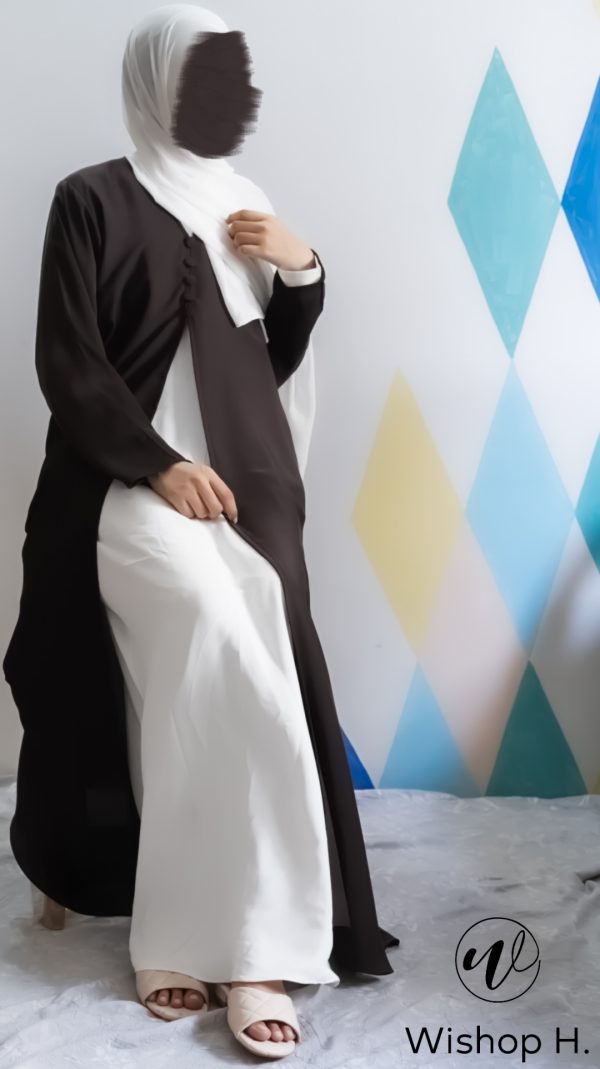 Slit Kimono Abaya - Image 11