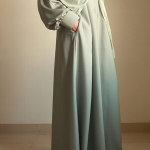 Sage Cuff Sleeves Abaya