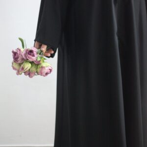 Black Plain Abaya