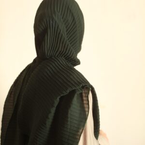 Lacoste Green Pleated Hijab