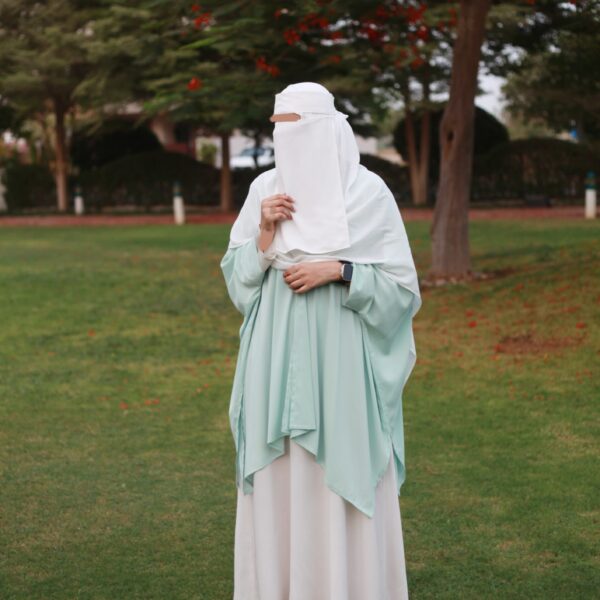 Mint Mist Shrug – Fresh, Modest, and Flowing