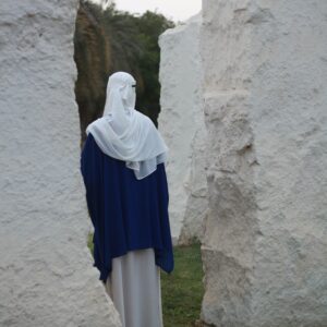 Blue Shrug – Elegant Outer Layer for Modest Wear