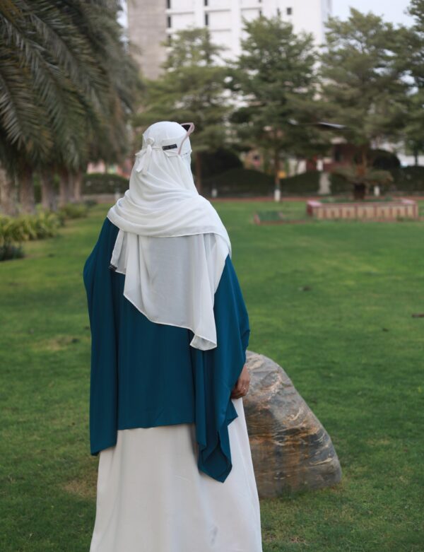 Forest Teal Shrug – Sophisticated Outerwear for Modesty - Image 4