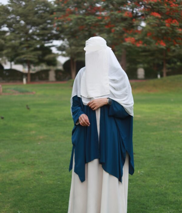 Teal Aura Shrug – Premium Modest Fashion Essential - Image 3