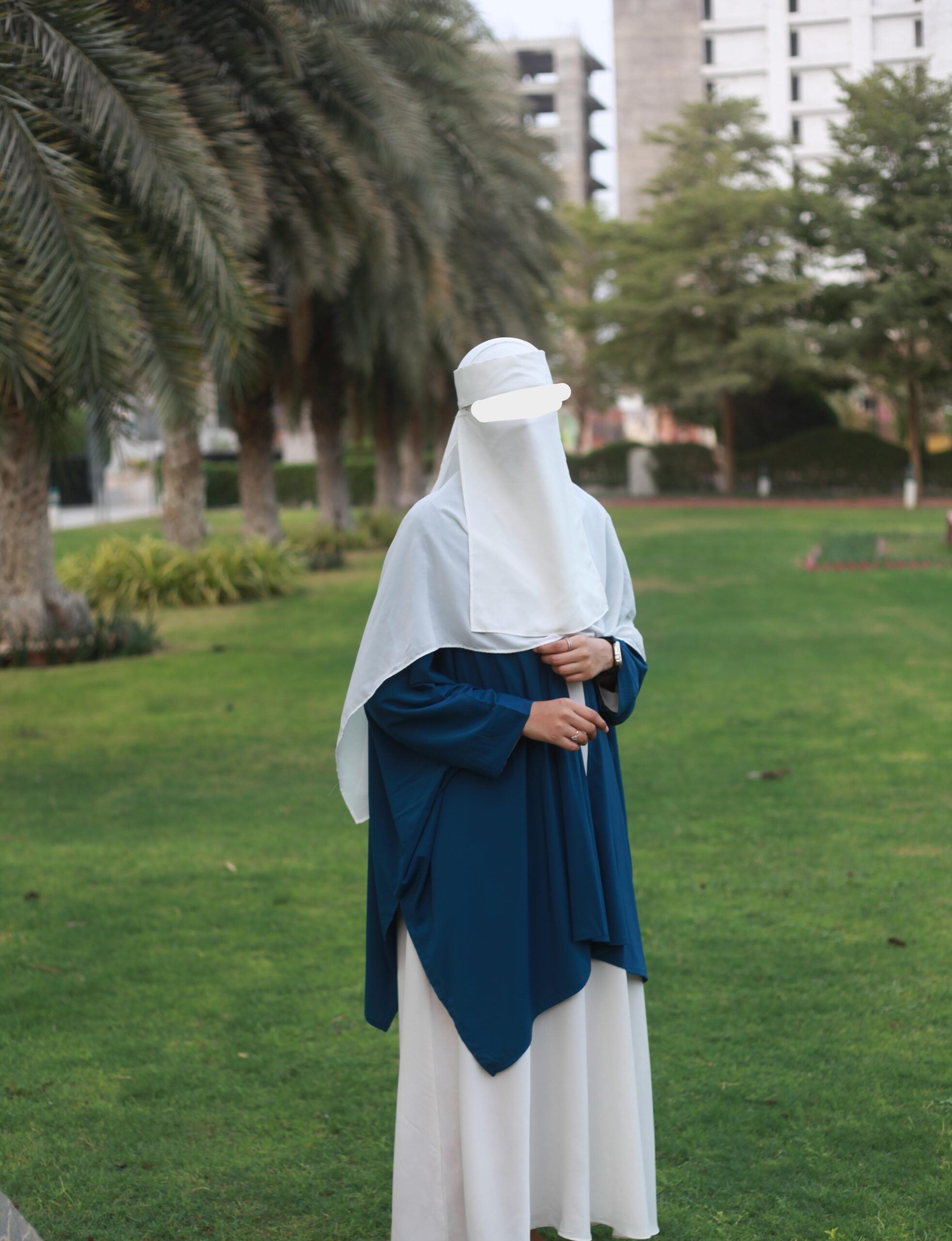 Teal Aura Shrug – Premium Modest Fashion Essential
