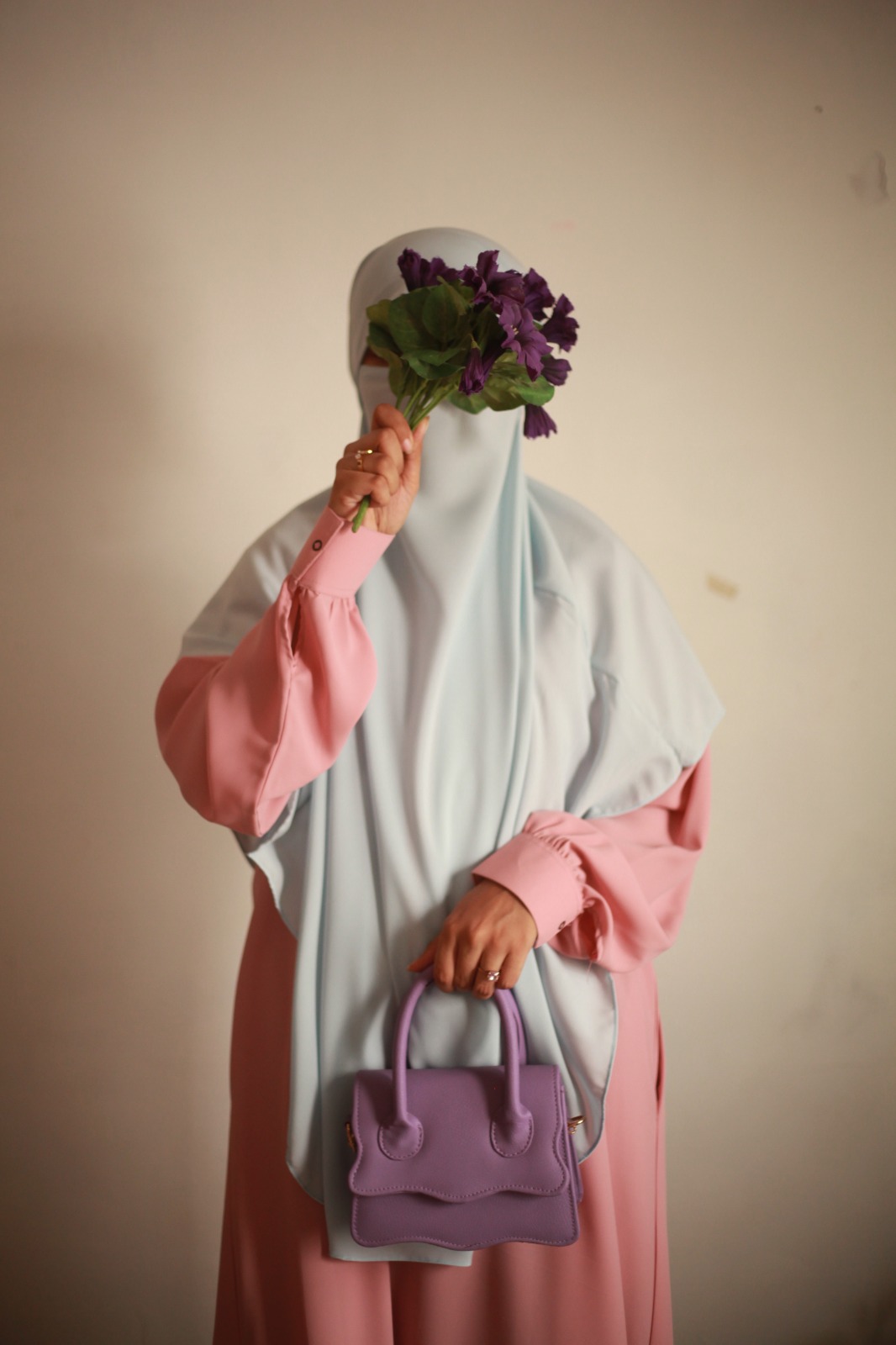 Pastel Pink Everyday Comfort Laser Abaya – Nursing & Wudu Friendly - Image 6